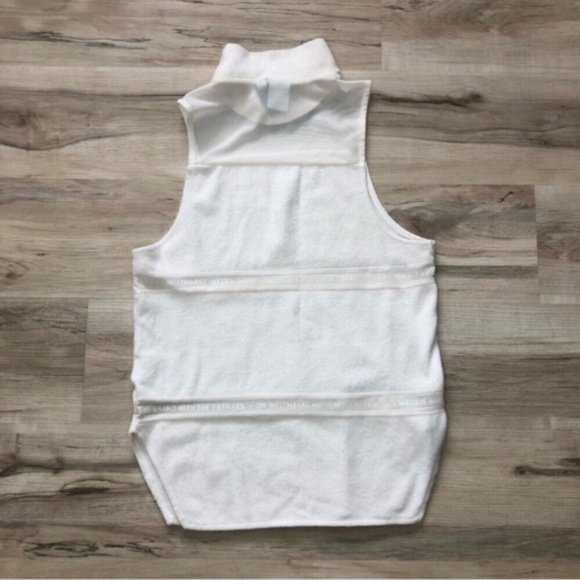 Adidas Women's Cowl Neck Cream Sweater Tank - Picture 4 of 10